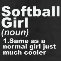 SOFTBALL GIRL 7 Panel Mesh Trucker Snapback Hat