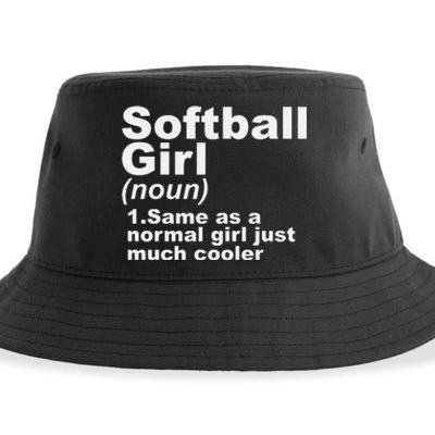 SOFTBALL GIRL Sustainable Bucket Hat