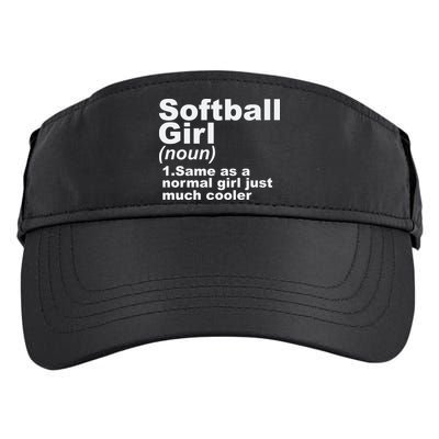 SOFTBALL GIRL Adult Drive Performance Visor