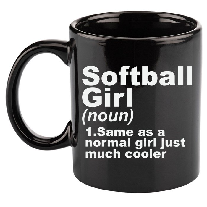 SOFTBALL GIRL 11oz C Handle Ceramic Mug