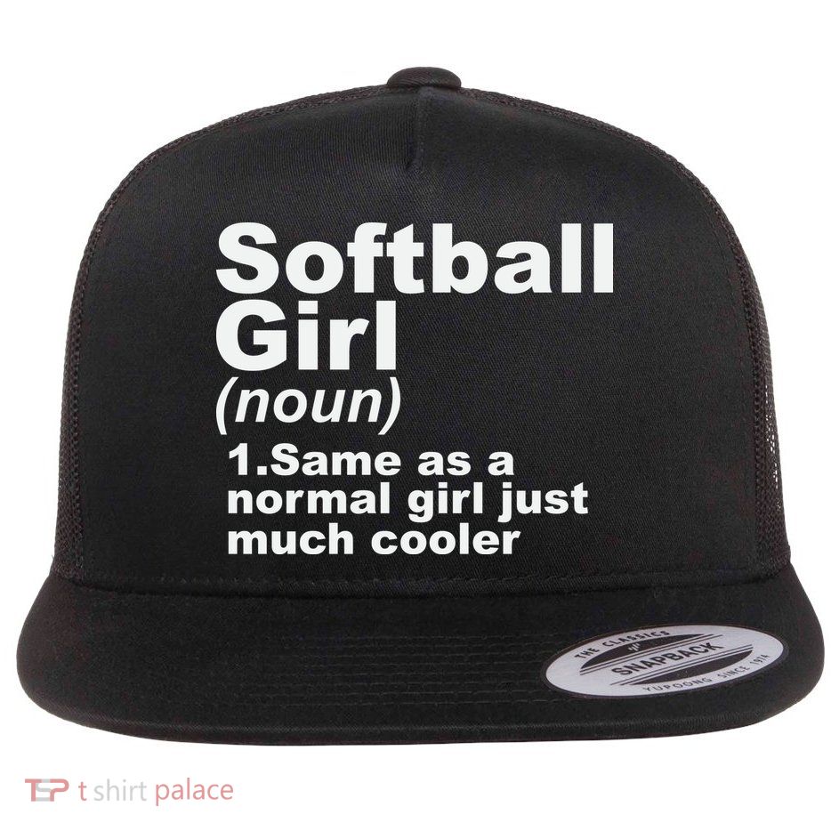 SOFTBALL GIRL Flatbill Hat