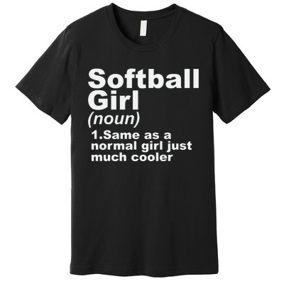 SOFTBALL GIRL Premium T-Shirt