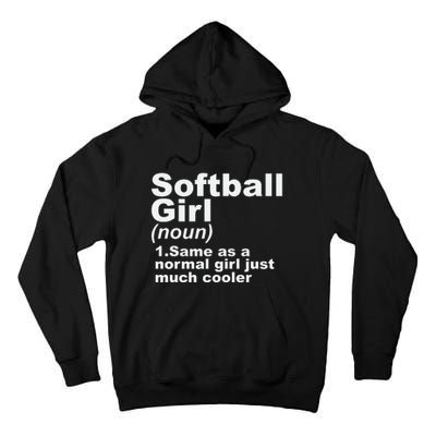 SOFTBALL GIRL Tall Hoodie