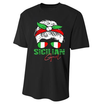 Sicilian Girl Sicily Performance Sprint T-Shirt