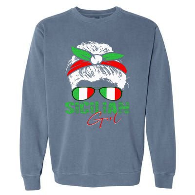 Sicilian Girl Sicily Garment-Dyed Sweatshirt