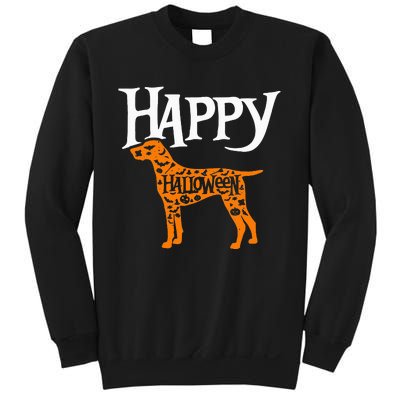 Spooky German Shorthaired Pointer Halloween Costume Sweatshirt