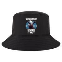 Screaming Goat Scream It Out Meme Face Goat Owner Farmer Cool Comfort Performance Bucket Hat