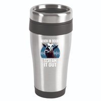 Screaming Goat Scream It Out Meme Face Goat Owner Farmer 16oz Travel Tumbler