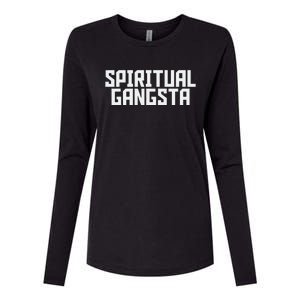 Spiritual Gangsta Spiritual Meditation Yoga Lover Womens Cotton Relaxed Long Sleeve T-Shirt