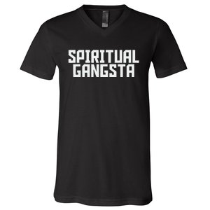 Spiritual Gangsta Spiritual Meditation Yoga Lover V-Neck T-Shirt