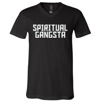 Spiritual Gangsta Spiritual Meditation Yoga Lover V-Neck T-Shirt