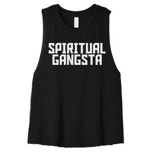 Spiritual Gangsta Spiritual Meditation Yoga Lover Women's Racerback Cropped Tank