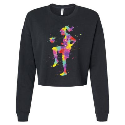 Soccer Girl Cropped Pullover Crew