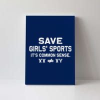 Save G.I.R.L.S Sports Its Common Sense Xx Different To Xy Canvas