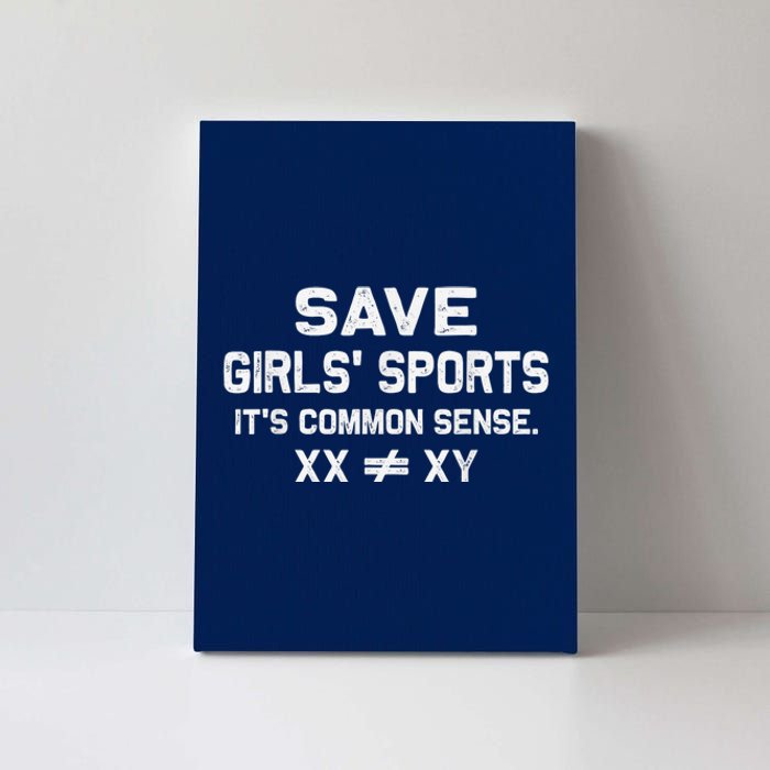 Save G.I.R.L.S Sports Its Common Sense Xx Different To Xy Canvas