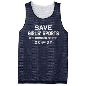 Save G.I.R.L.S Sports Its Common Sense Xx Different To Xy Mesh Reversible Basketball Jersey Tank