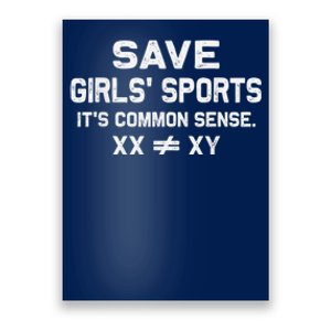 Save G.I.R.L.S Sports Its Common Sense Xx Different To Xy Poster