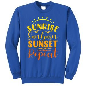 Summer Gift Sunrise Sunburn Sunset Repeat Gift Sweatshirt