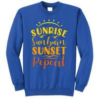 Summer Gift Sunrise Sunburn Sunset Repeat Gift Sweatshirt