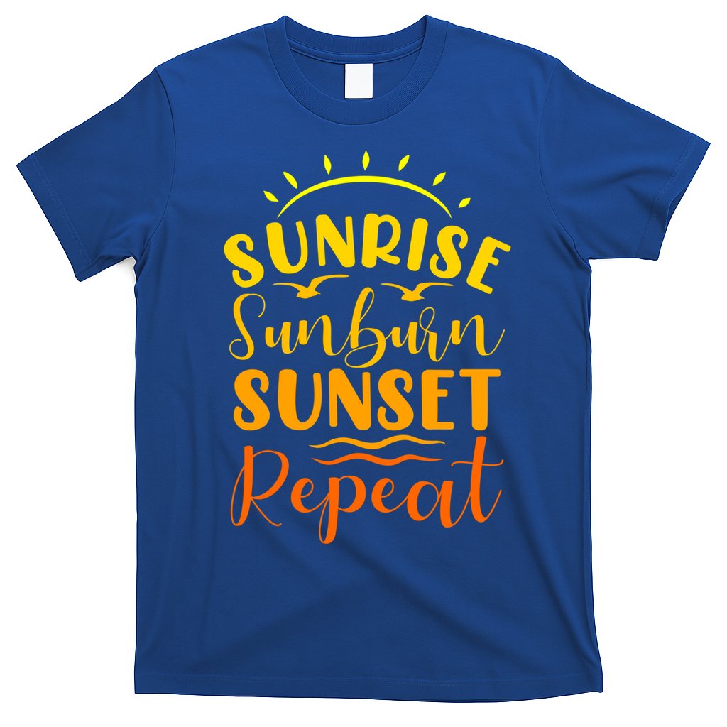 Summer Gift Sunrise Sunburn Sunset Repeat Gift T-Shirt