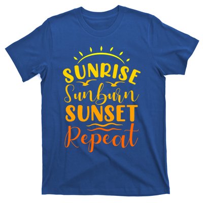 Summer Gift Sunrise Sunburn Sunset Repeat Gift T-Shirt