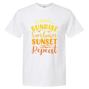 Summer Gift Sunrise Sunburn Sunset Repeat Gift Garment-Dyed Heavyweight T-Shirt