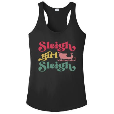 sleigh girl sleigh christmas  Ladies PosiCharge Competitor Racerback Tank