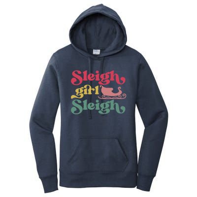 sleigh girl sleigh christmas  Women's Pullover Hoodie