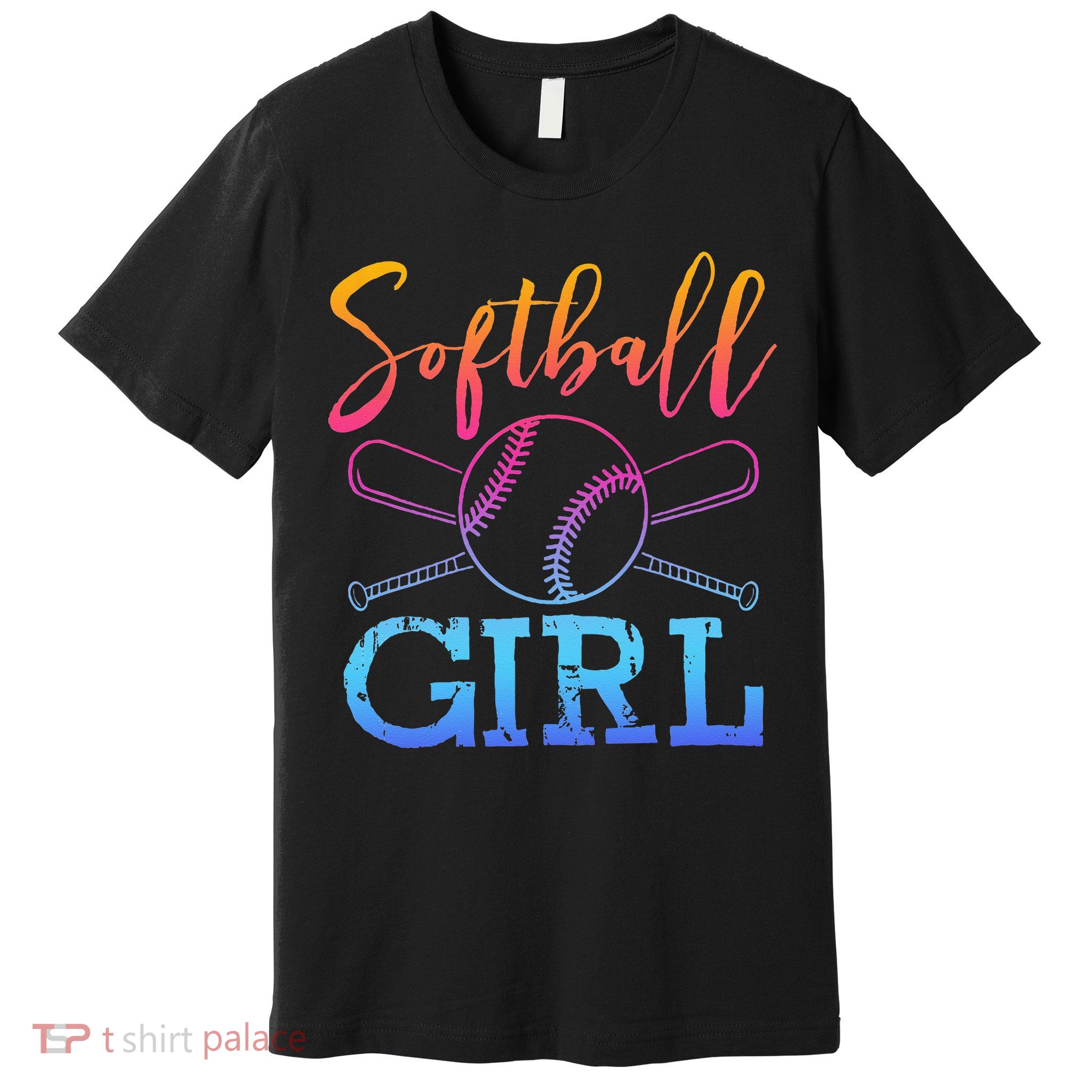 Softball Girls Softball Player Softball Girl Premium T-Shirt