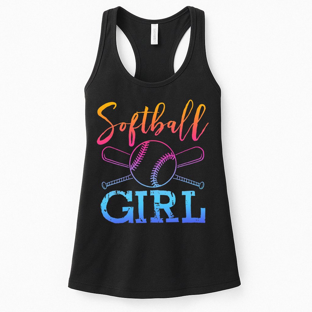 Softball Girls Softball Player Softball Girl Womens Tank Top