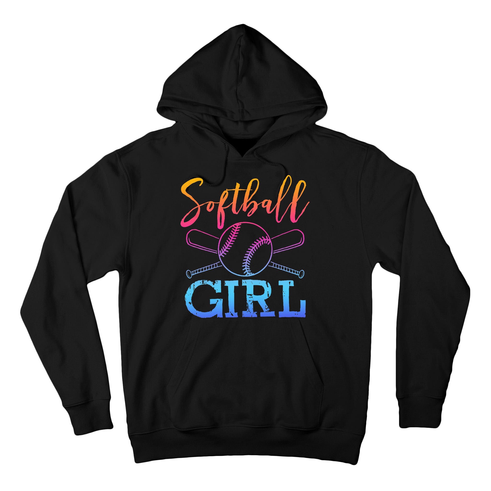 Softball Girls Softball Player Softball Girl Tall Hoodie