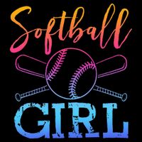 Softball Girls Softball Player Softball Girl Zip Tote Bag