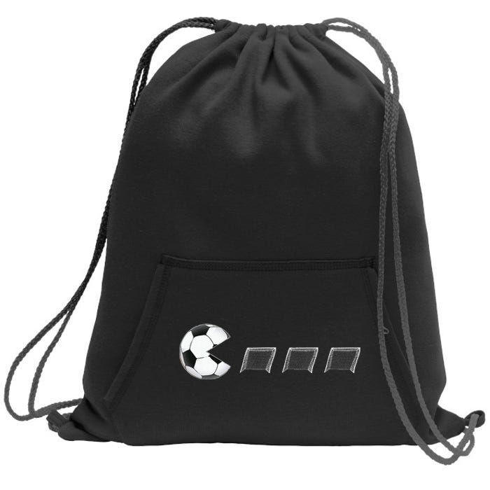 Soccer Goals Sweatshirt Cinch Pack Bag