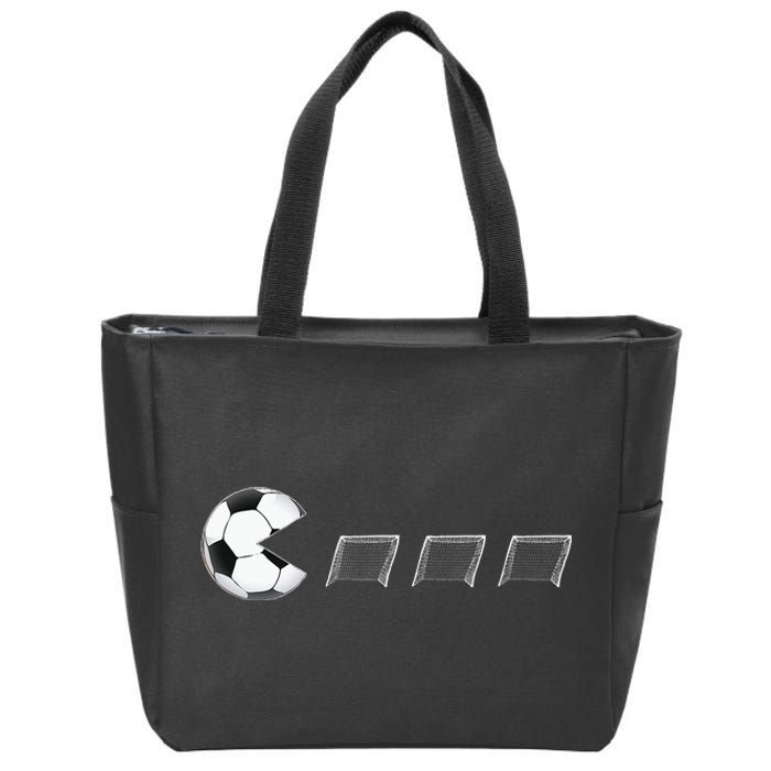 Soccer Goals Zip Tote Bag