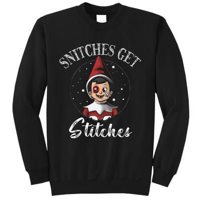 Snitches Get Stitches The Elf Xmas Christmas Sweatshirt