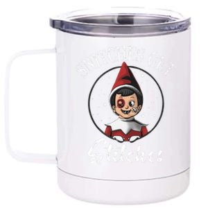 Snitches Get Stitches The Elf Xmas Christmas 12 oz Stainless Steel Tumbler Cup