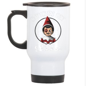 Snitches Get Stitches The Elf Xmas Christmas Stainless Steel Travel Mug