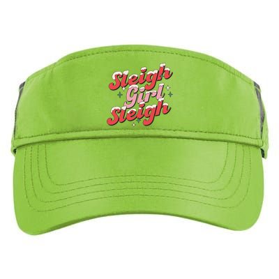 sleigh girl sleigh christmas Adult Drive Performance Visor