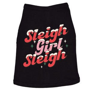 sleigh girl sleigh christmas Doggie Tank