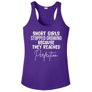 Short Girls Stopped Growing Perfection Ladies PosiCharge Competitor Racerback Tank