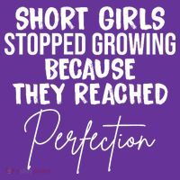 Short Girls Stopped Growing Perfection Premium T-Shirt