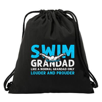 Swim Grandad Swimming Grandad Drawstring Bag