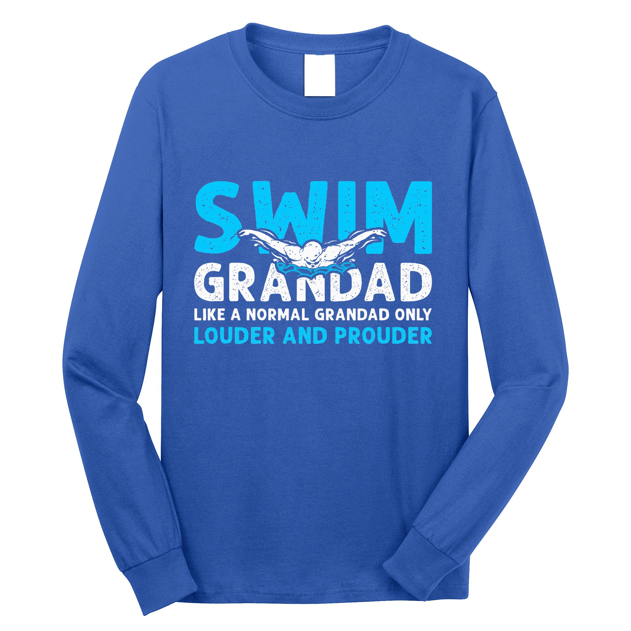 Swim Grandad Swimming Grandad Long Sleeve Shirt