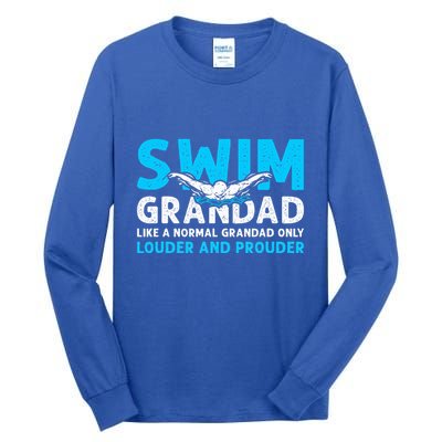 Swim Grandad Swimming Grandad Tall Long Sleeve T-Shirt