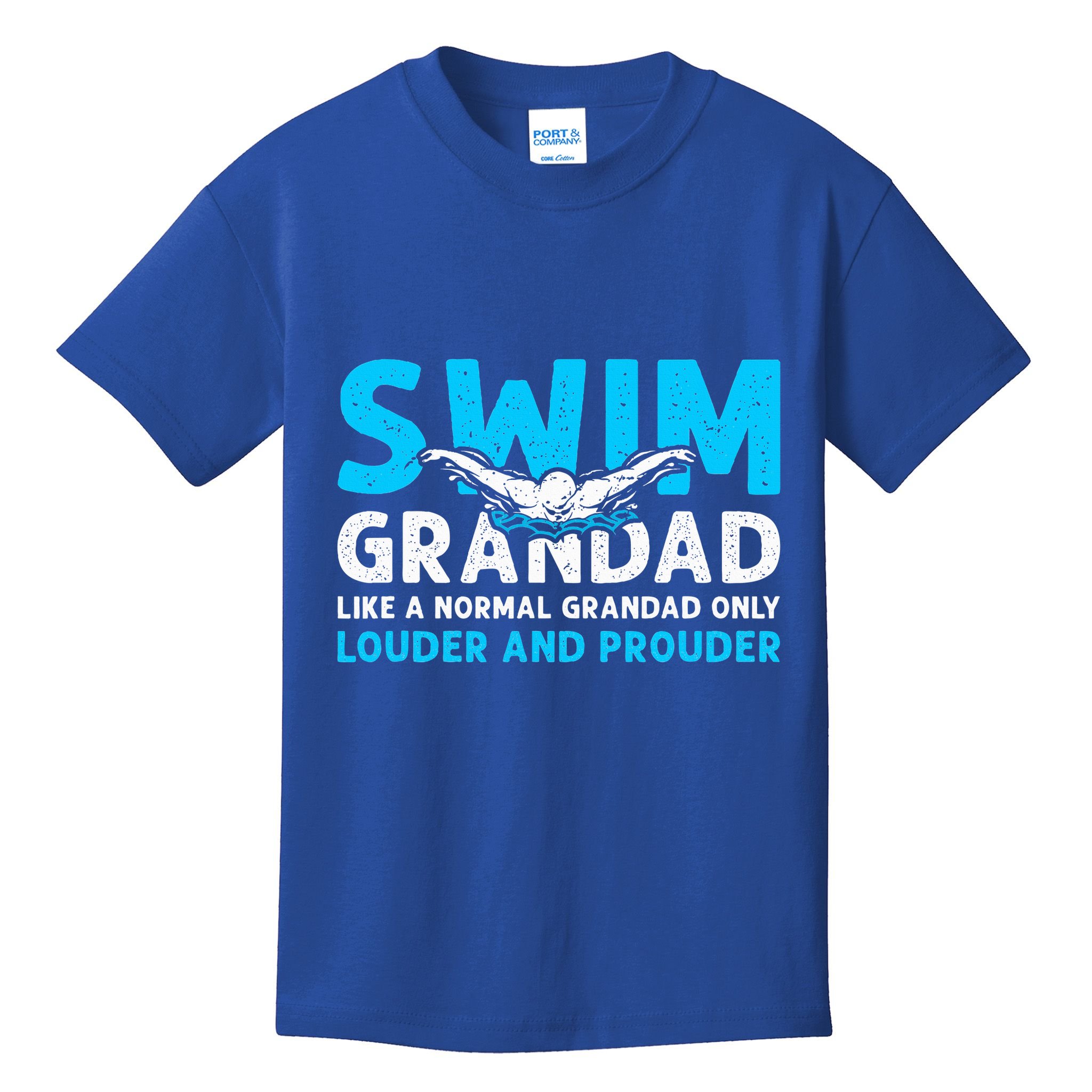 Swim Grandad Swimming Grandad Kids T-Shirt