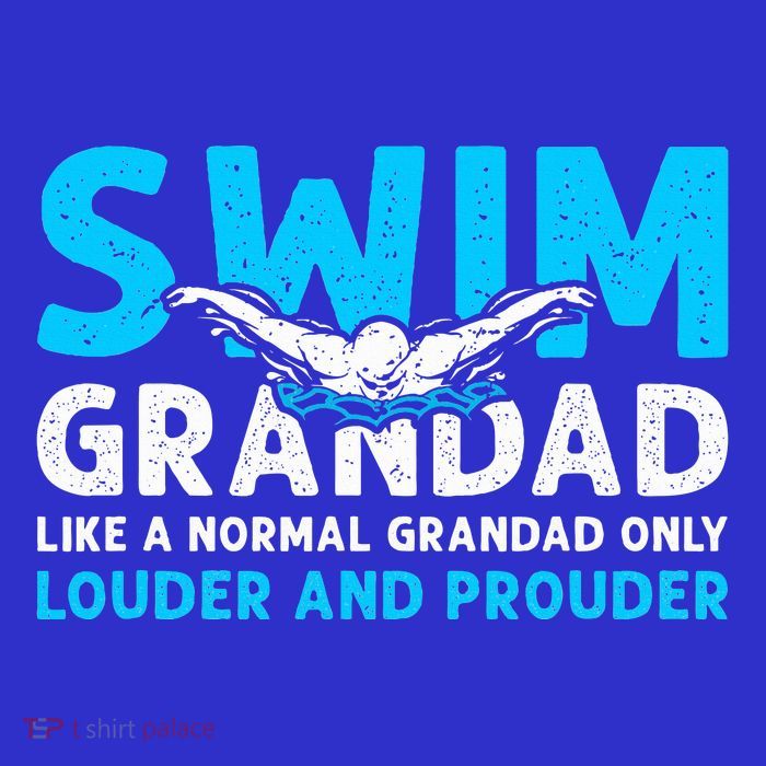 Swim Grandad Swimming Grandad Kids T-Shirt