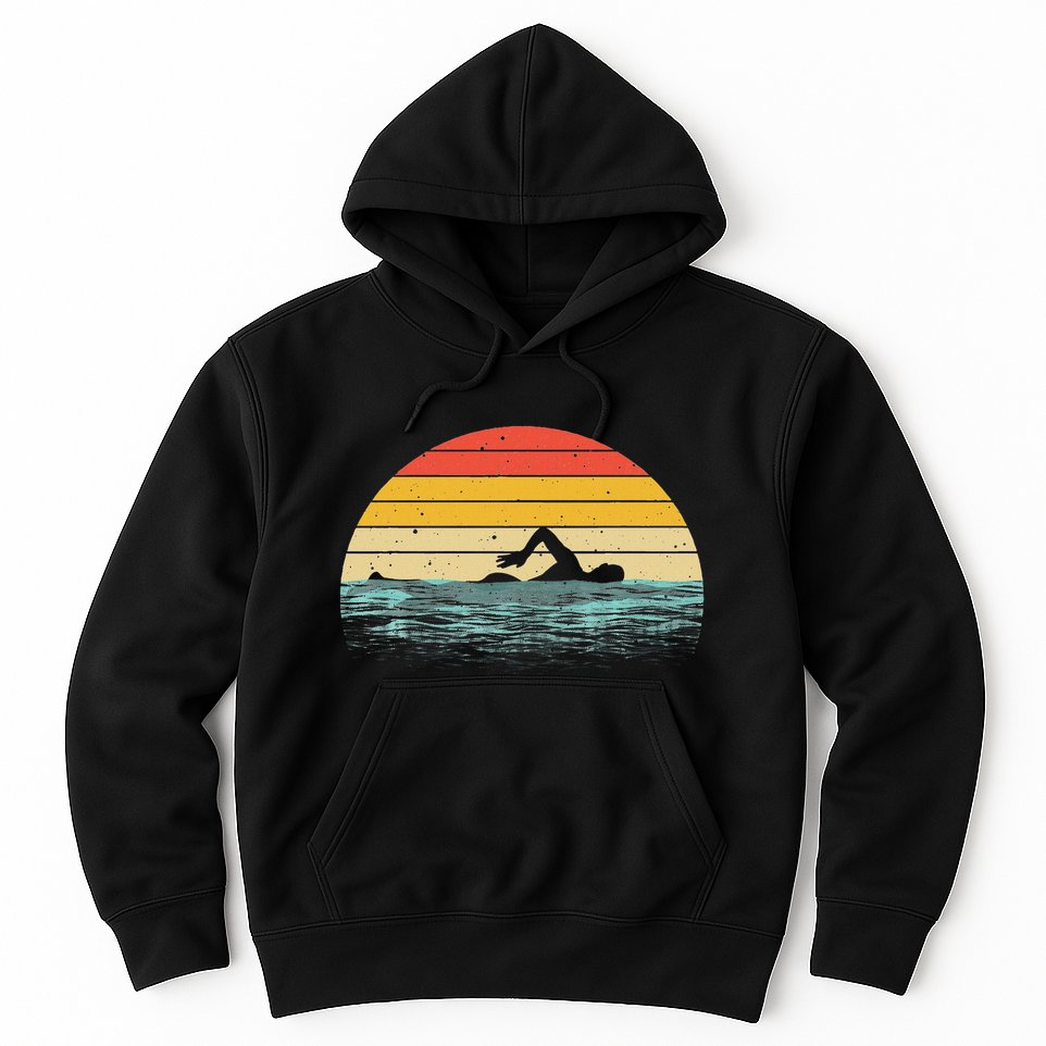 Swimming Gift Swimmer Swim Coach Hoodie