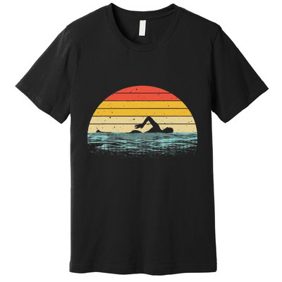 Swimming Gift Swimmer Swim Coach Premium T-Shirt