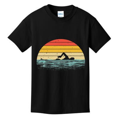 Swimming Gift Swimmer Swim Coach Kids T-Shirt