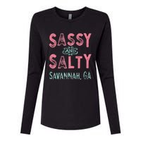 Savannah Georgia Sassy Souvenir Womens Cotton Relaxed Long Sleeve T-Shirt